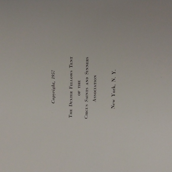 Circus Saints and Sinners - The Comical Chronicle of the Dexter Fellows Tent - Picture 7 of 15